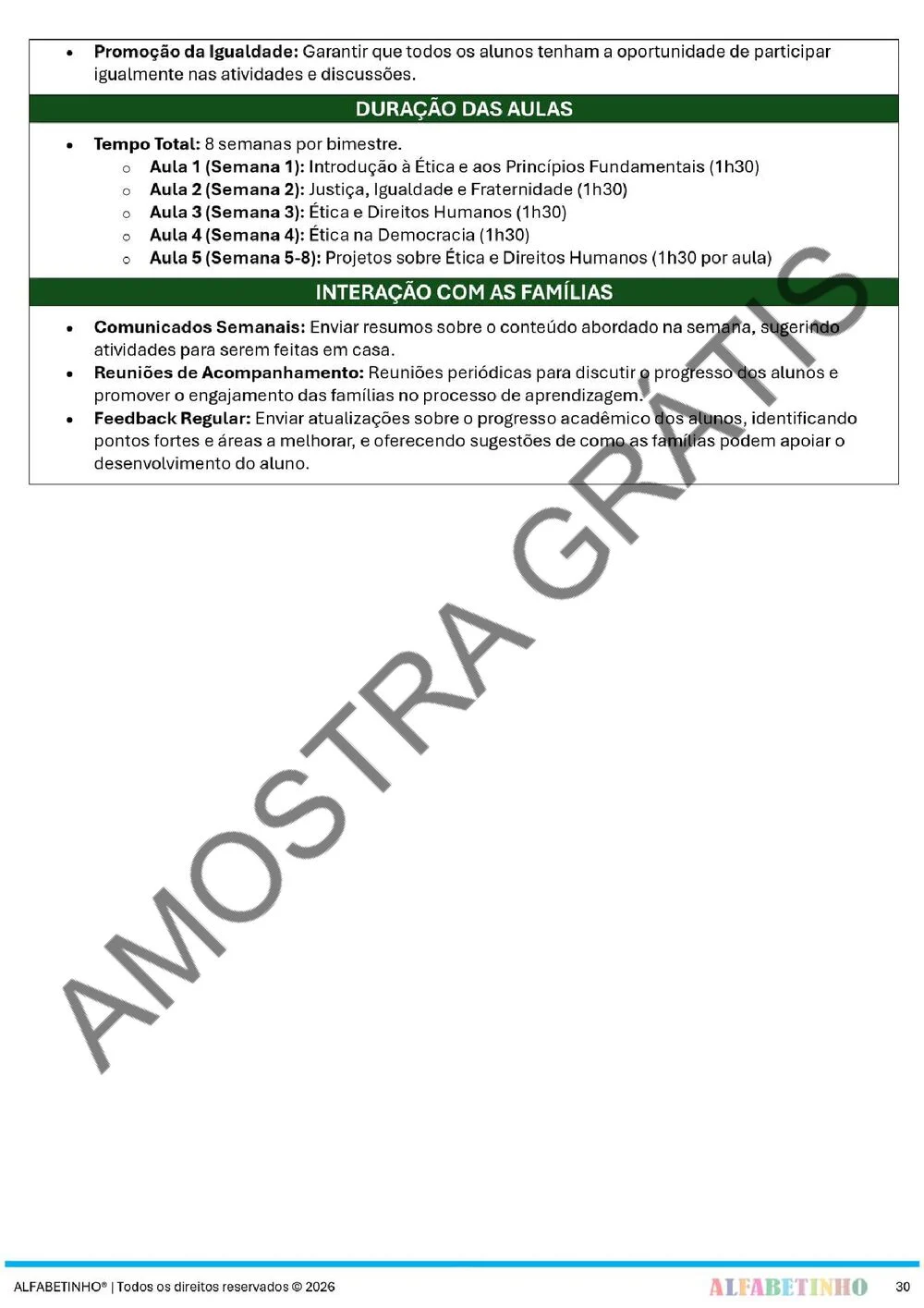 Planejamento de Filosofia Ensino Médio BNCC 2026 + 180 atividades — amostra do planejamento 37